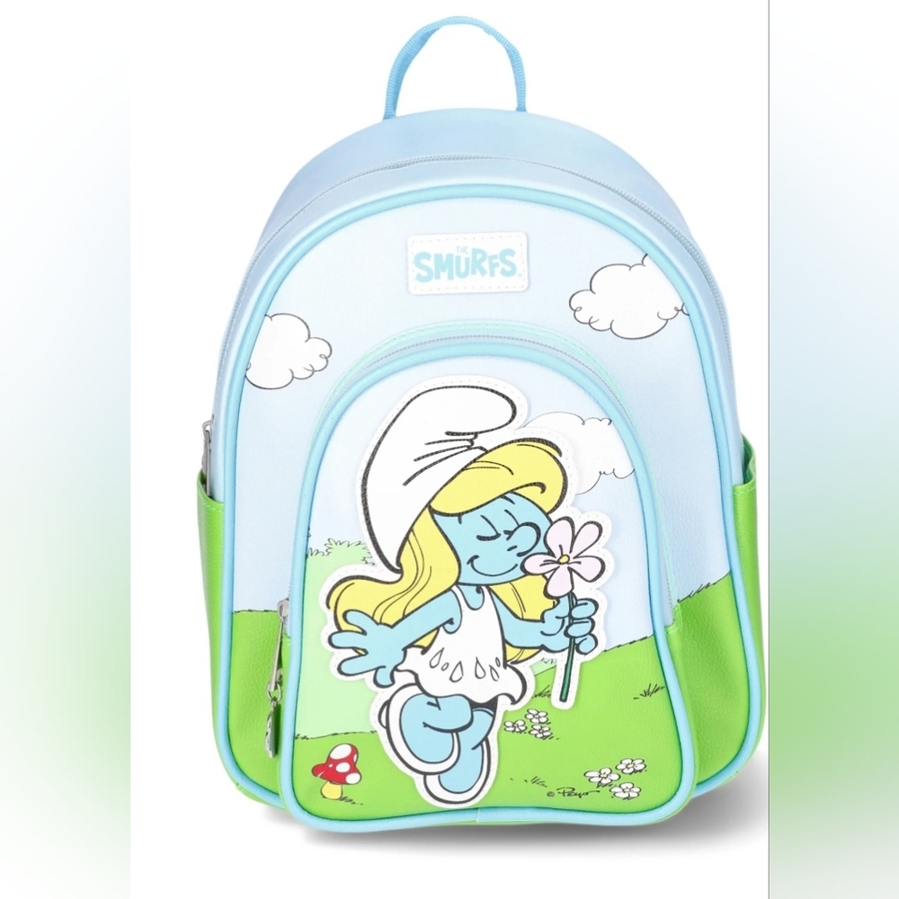 NEW The Smurfs- Smurfette Mini Backpack 10.5"